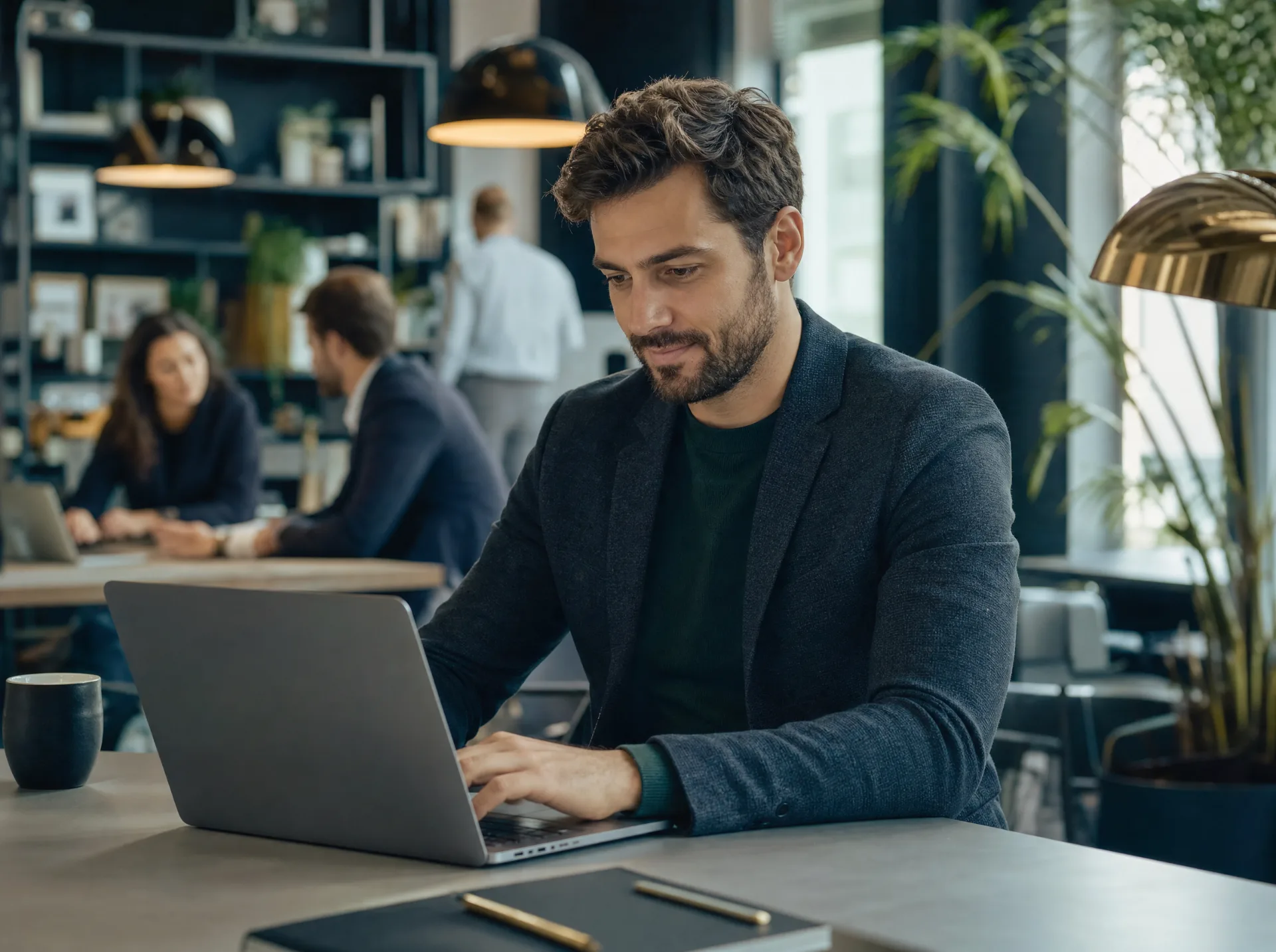 Webentwickler baut einen Onlineshop (KI-generiert)