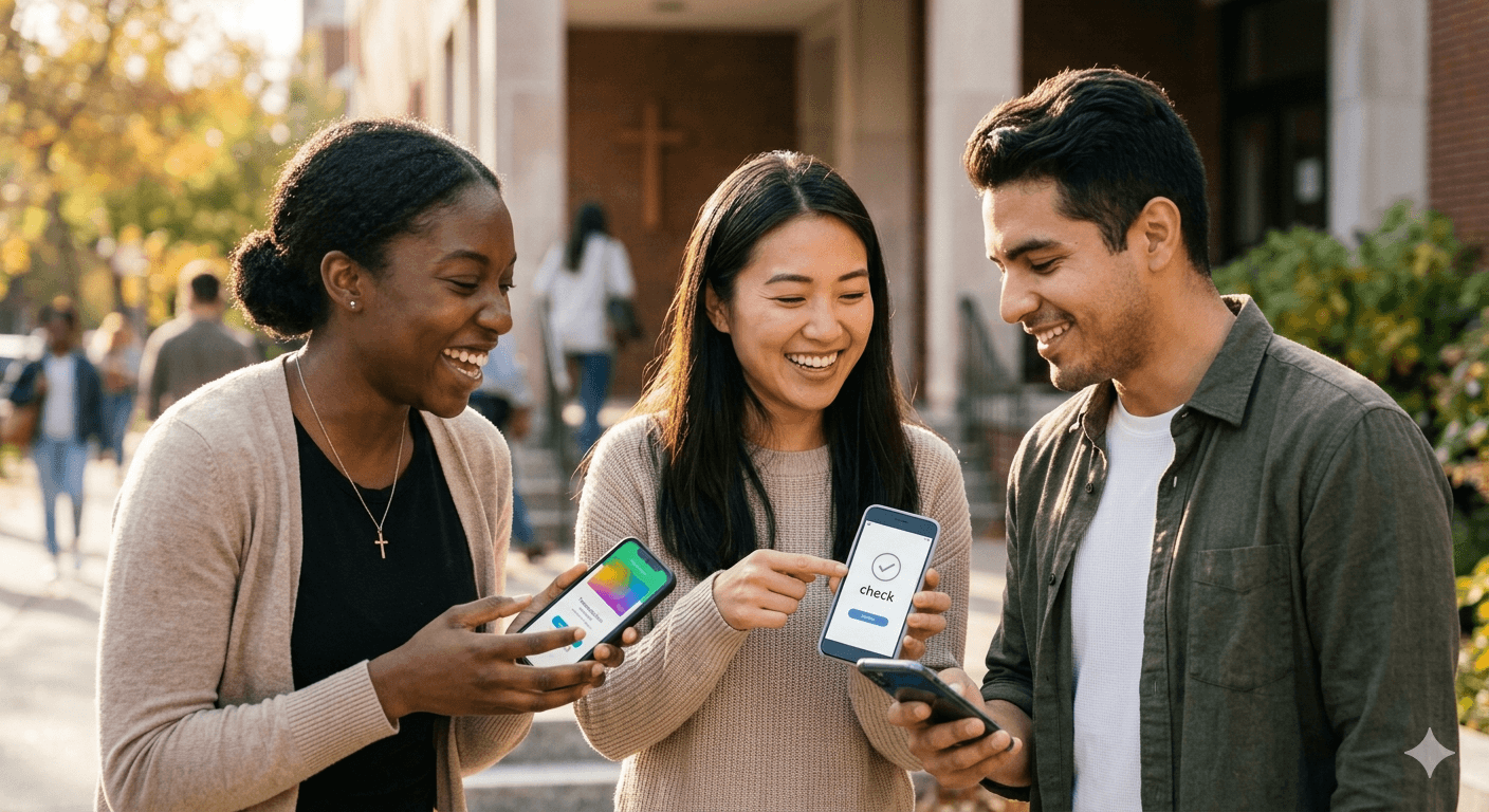 mobile app where a reciept is sorted
