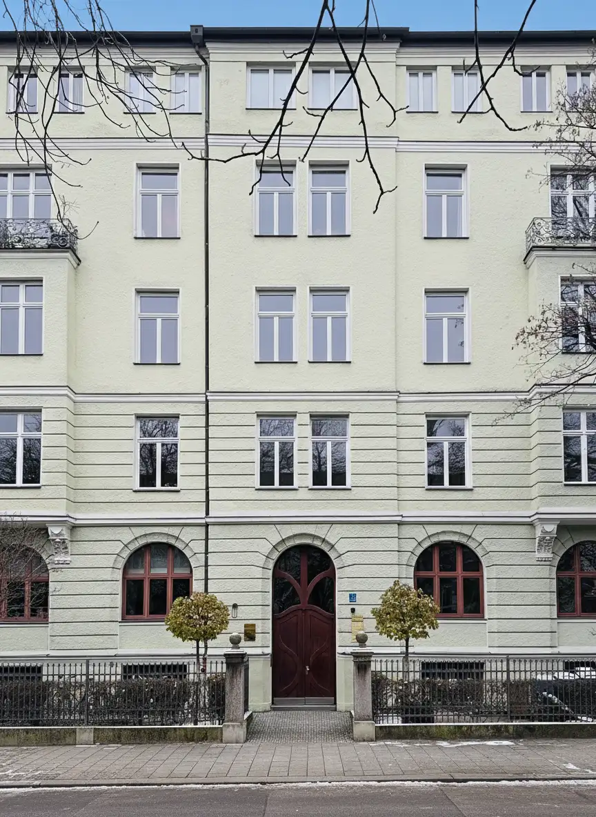 Anfahrt zur Praxis für Psychotherapie Nasim Kowalewski am Habsburgerplatz 2 in München-Schwabing.