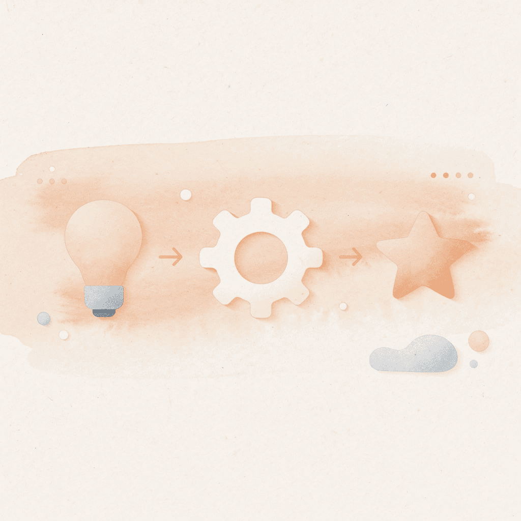 Three icons showing the international customer journey: search, evaluation, and purchase - Search Engine Optimization Agency