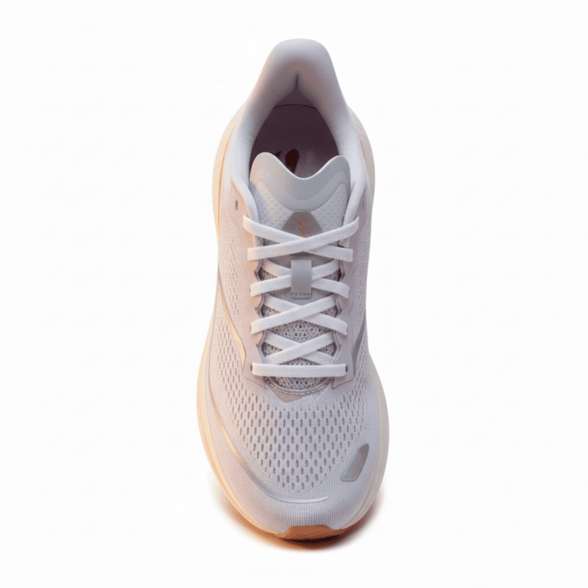 Corbell Pulse women's sneaker in soft pink mesh with white laces and cushioned sole.