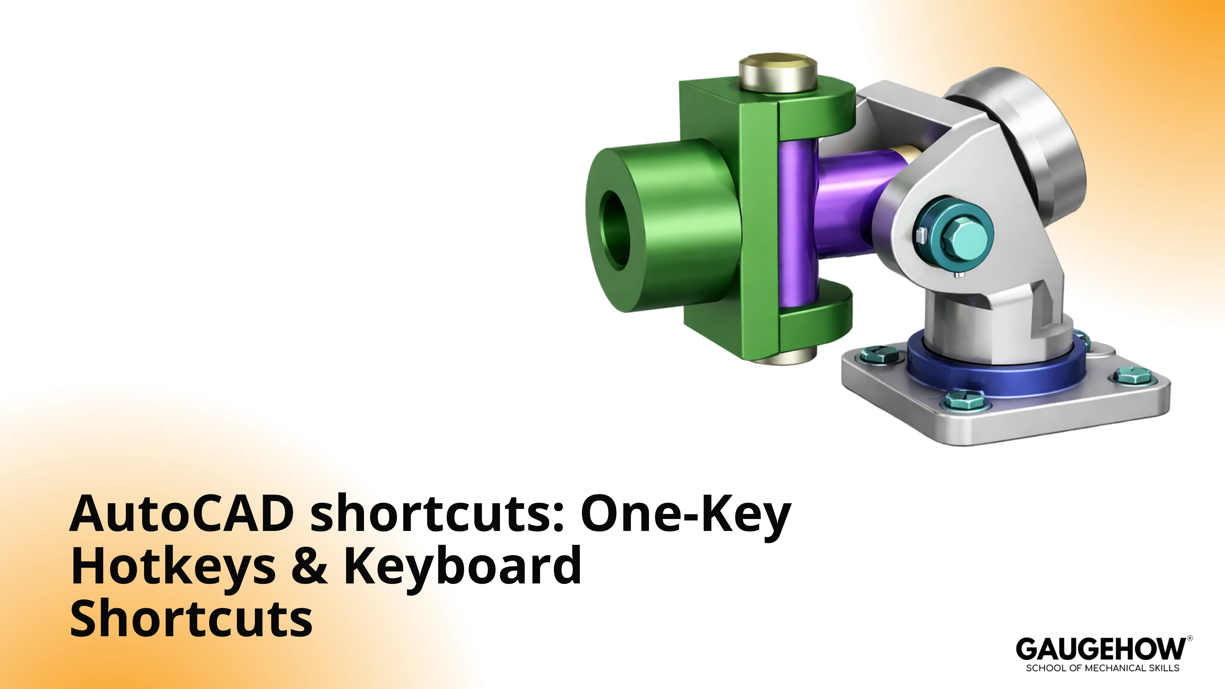 AutoCAD 3D mechanical part