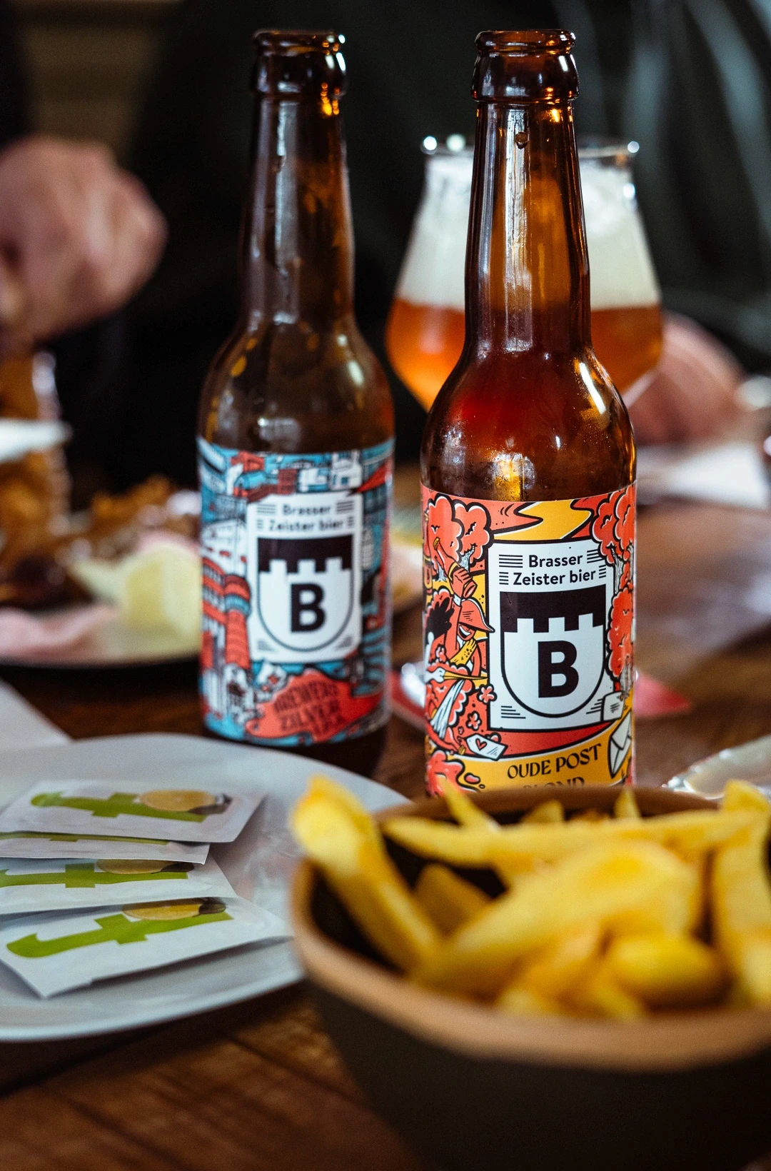 Bierlabels van het Brasser Bier