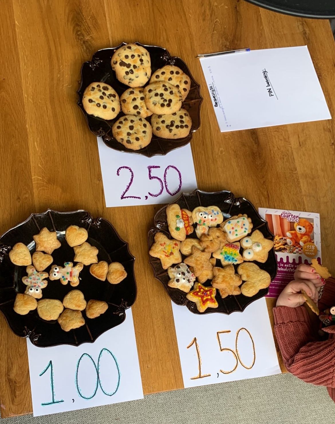 Koekjes verkopen