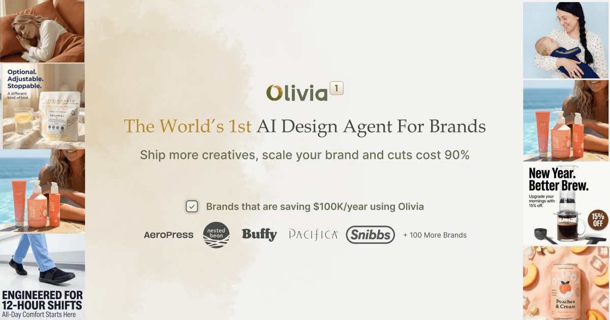 AI Design Agent for DTC Brands | Olivia AI