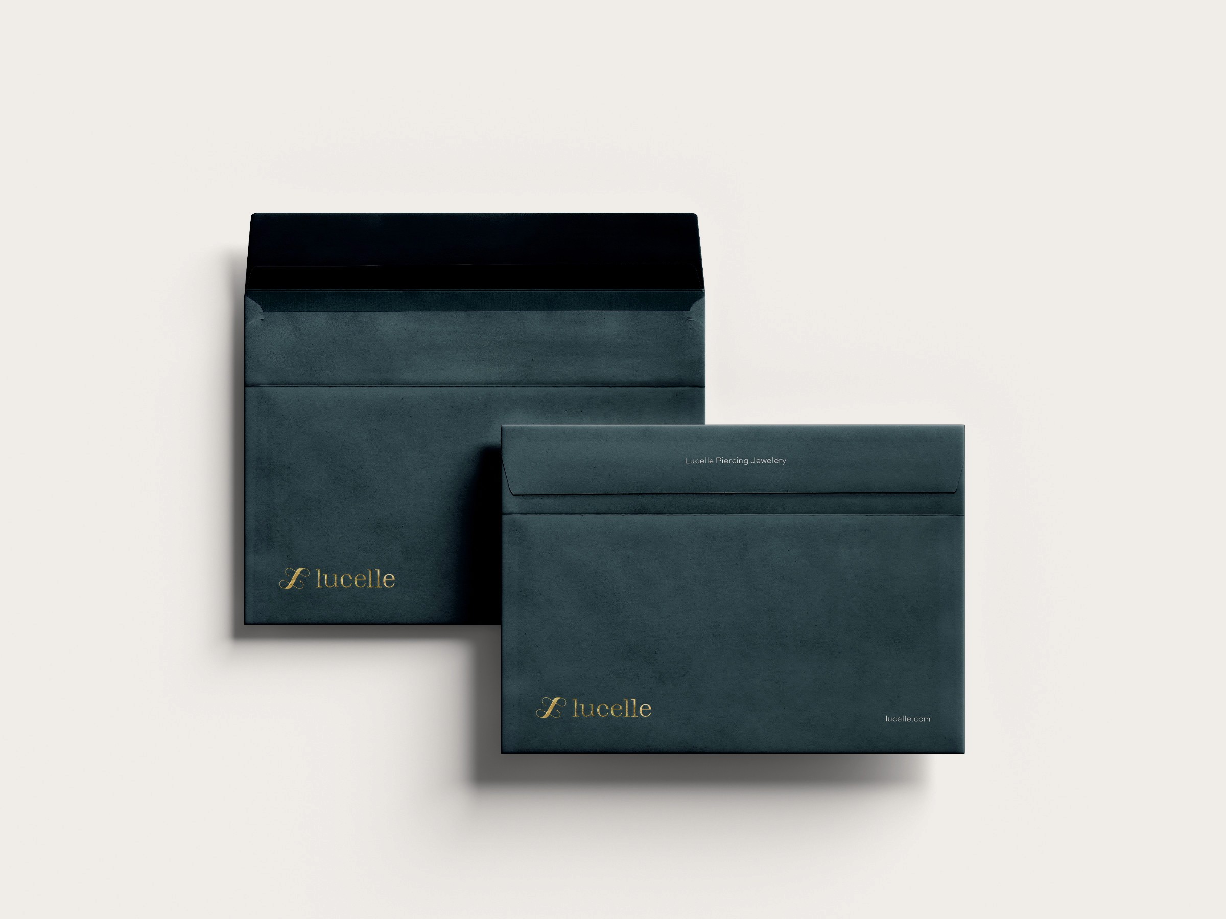 Premium Elegant Envelope Design - Lucelle Name, Logo & Brand Creation - Jad Saadi