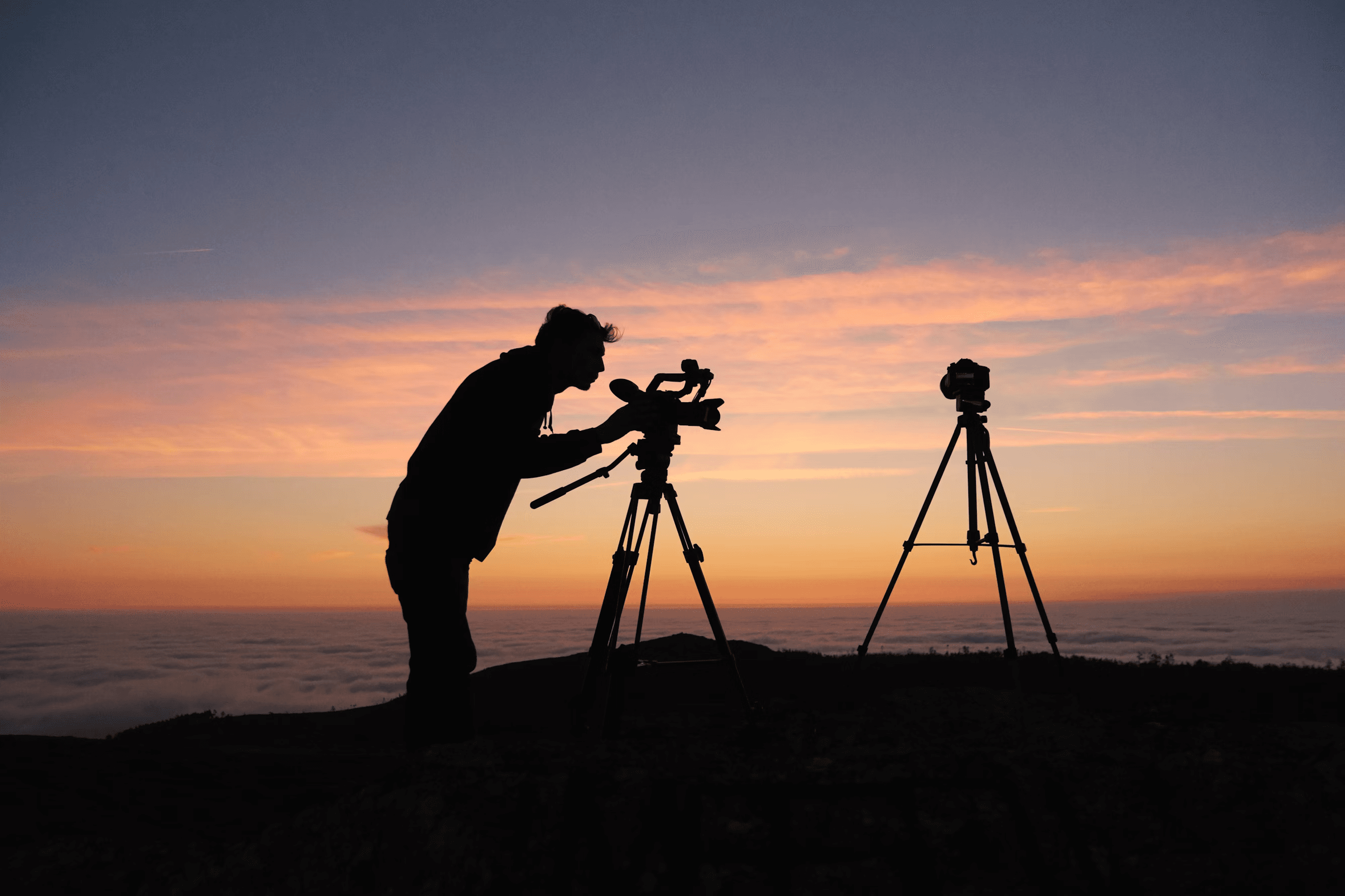 Fotografierender Künstler