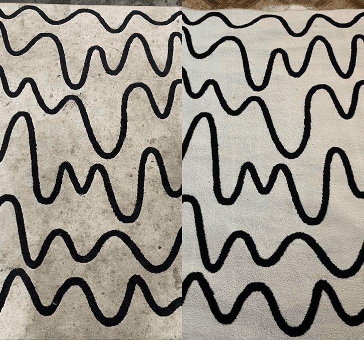 inainte/dupa covor tica