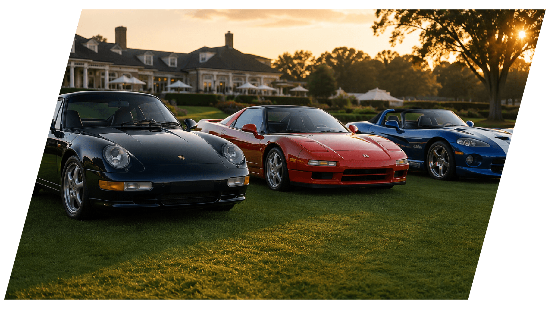 Collector sports cars at Itasca Country Club