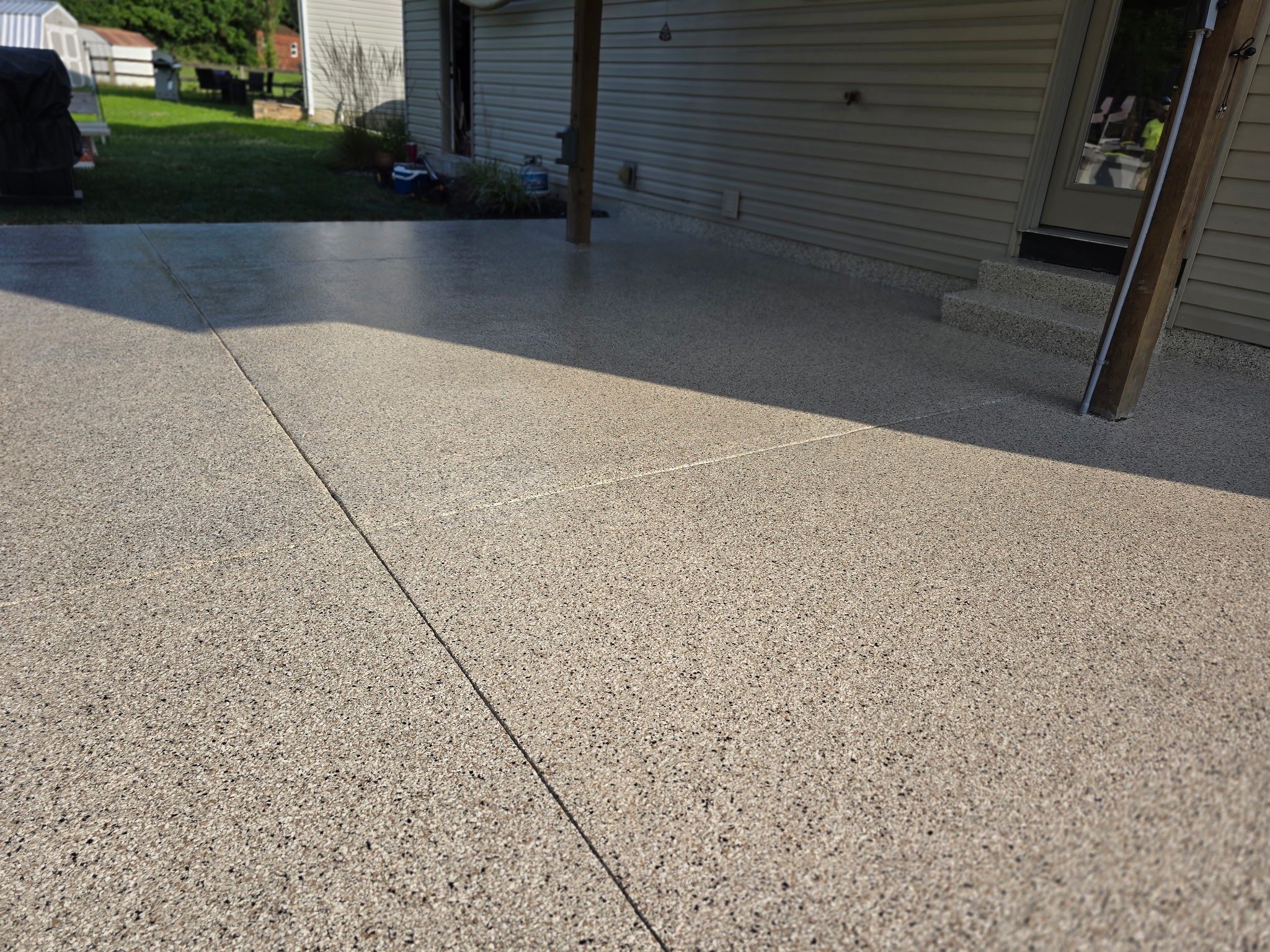 Premium garage floor transformation