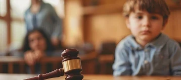 Enfant au tribunal