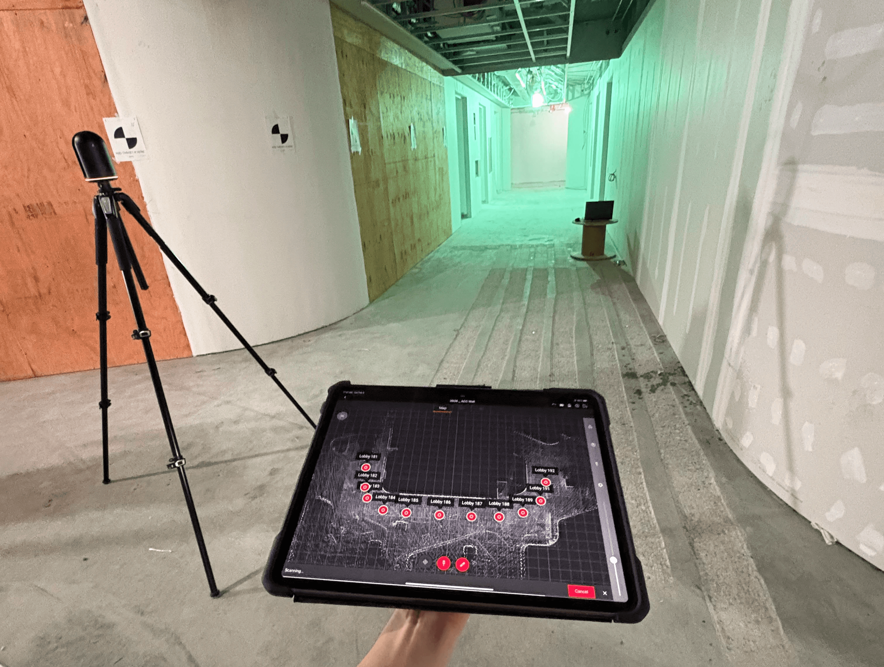 I was sent down to Washington DC with the CCO and PM to meet with the developers / construction team and take a 3D scan of the wall that we’ll use to make the CAD production model.