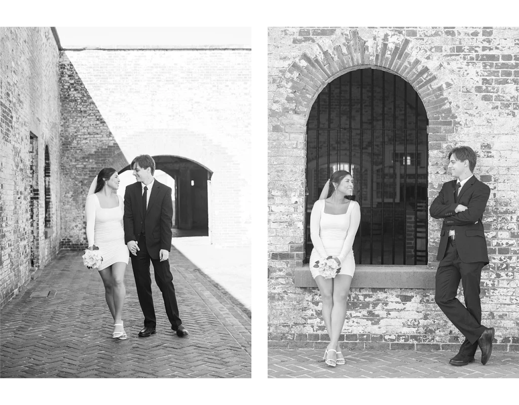 A Fort Macon Wedding, photo 7 of 11 by Kelsey Lynn Photography