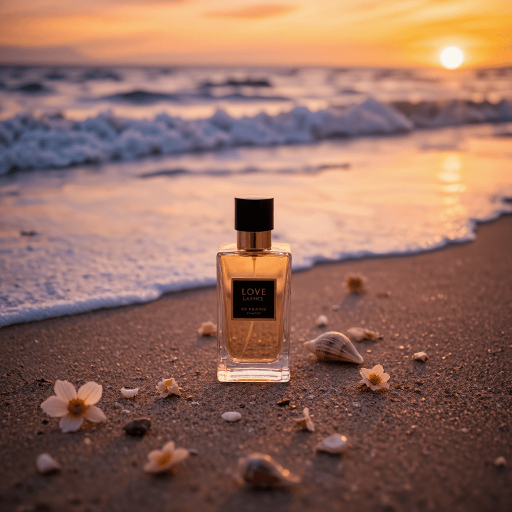 product photography of perfume bottle