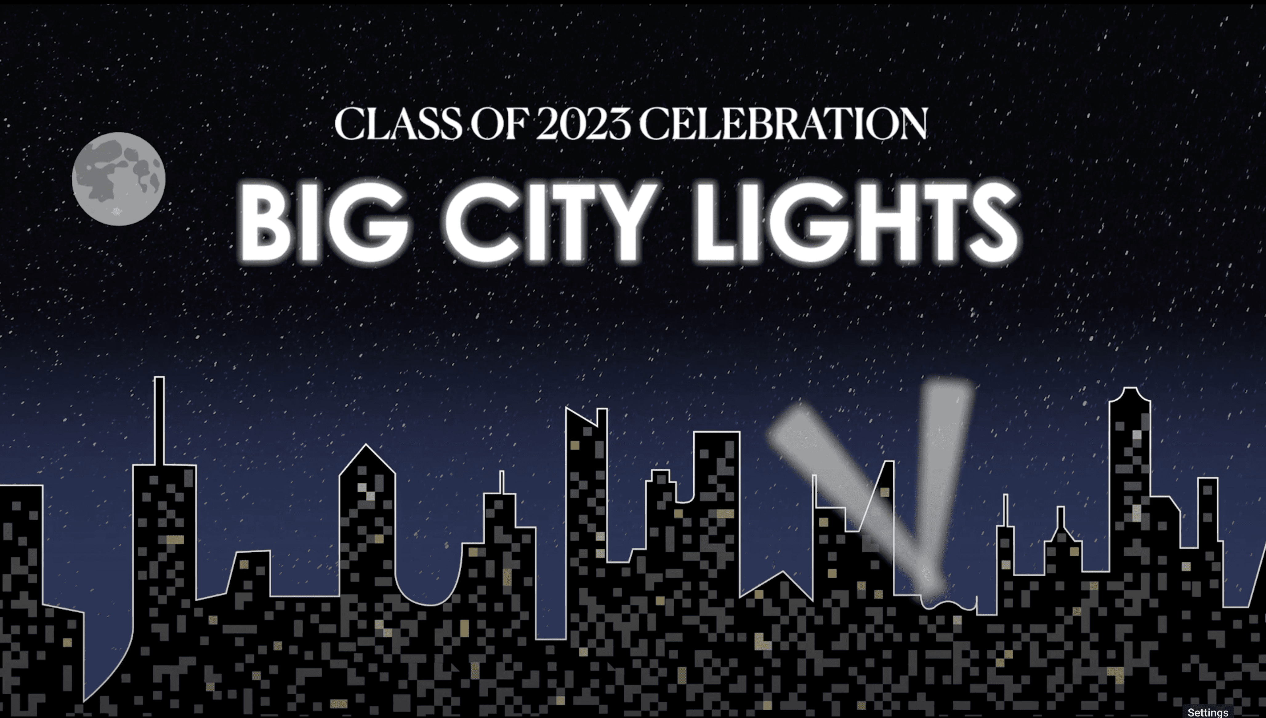 luca roberto farris big city lights dance invitation graphic design