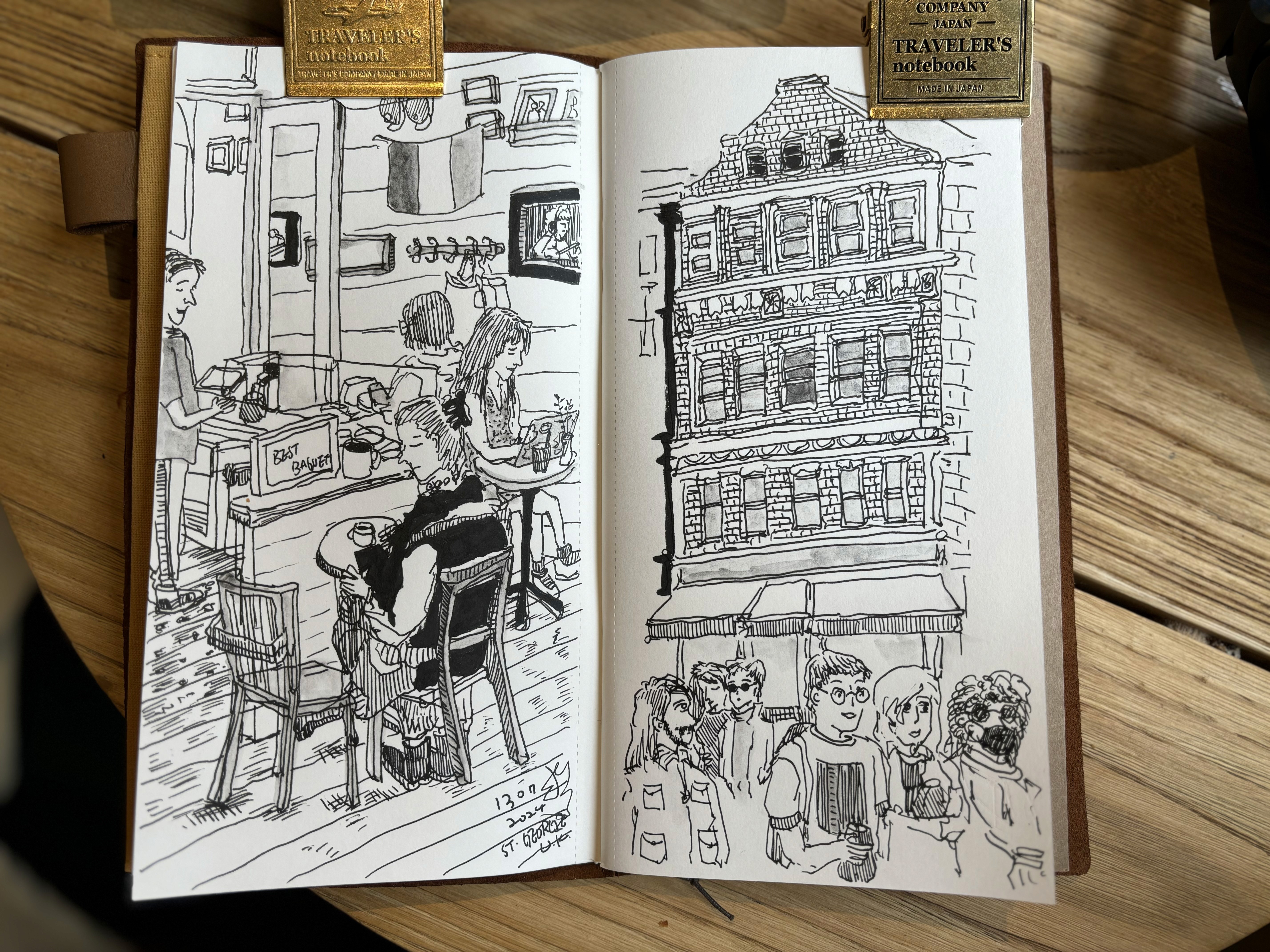 a building with persony windows