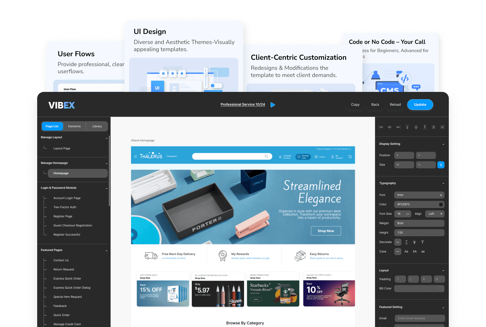 Premium UX Template for Framer