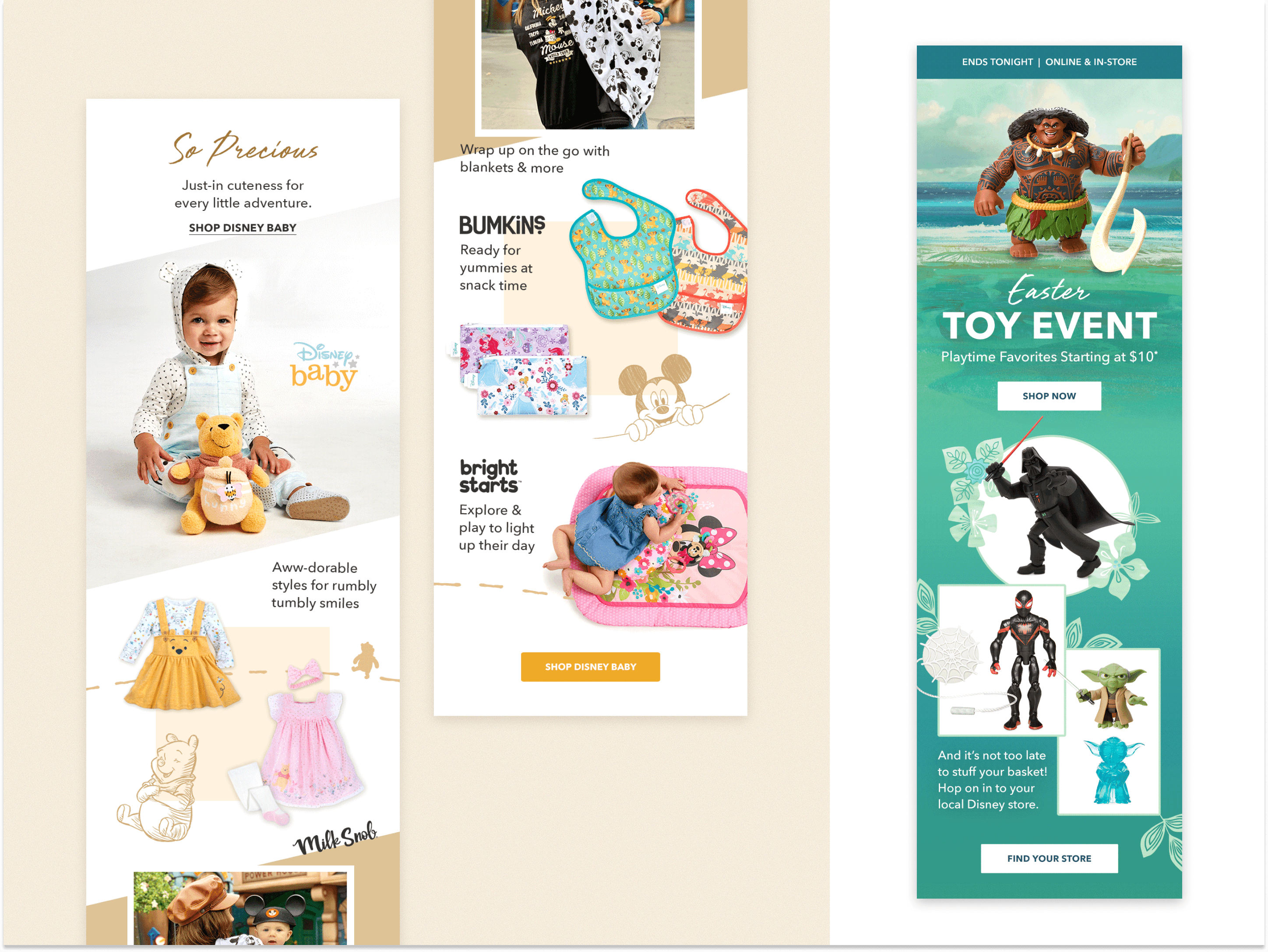 Disney - Baby and Toy Emails