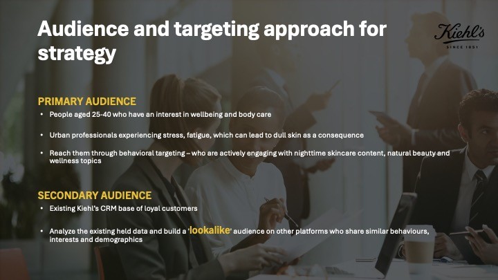 Slide from the Kiehl’s rebrand concept deck