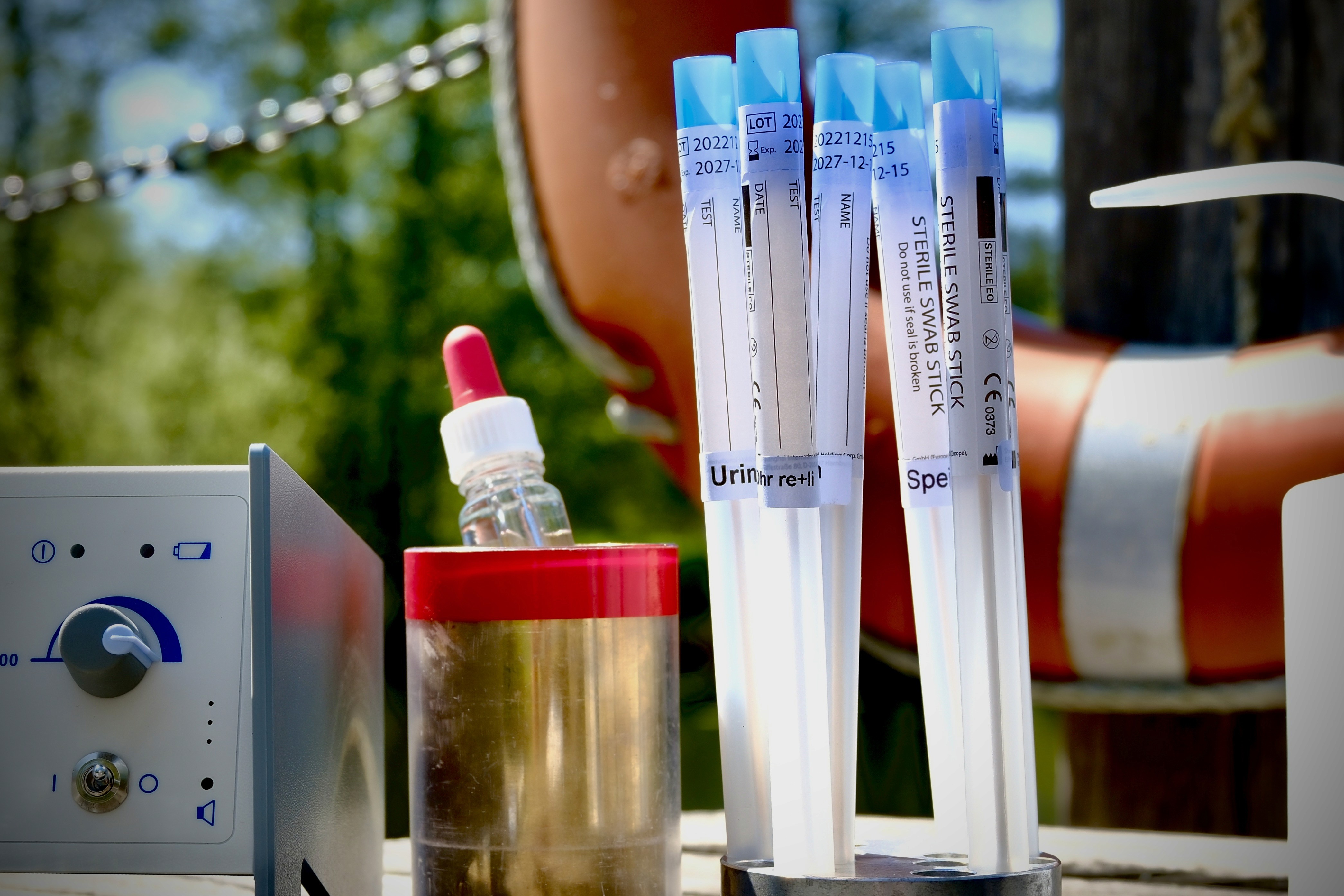 A close-up of hands performing a relaxing massage, with warm golden light illuminating the skin. The scene evokes a sense of relaxation and well-being.