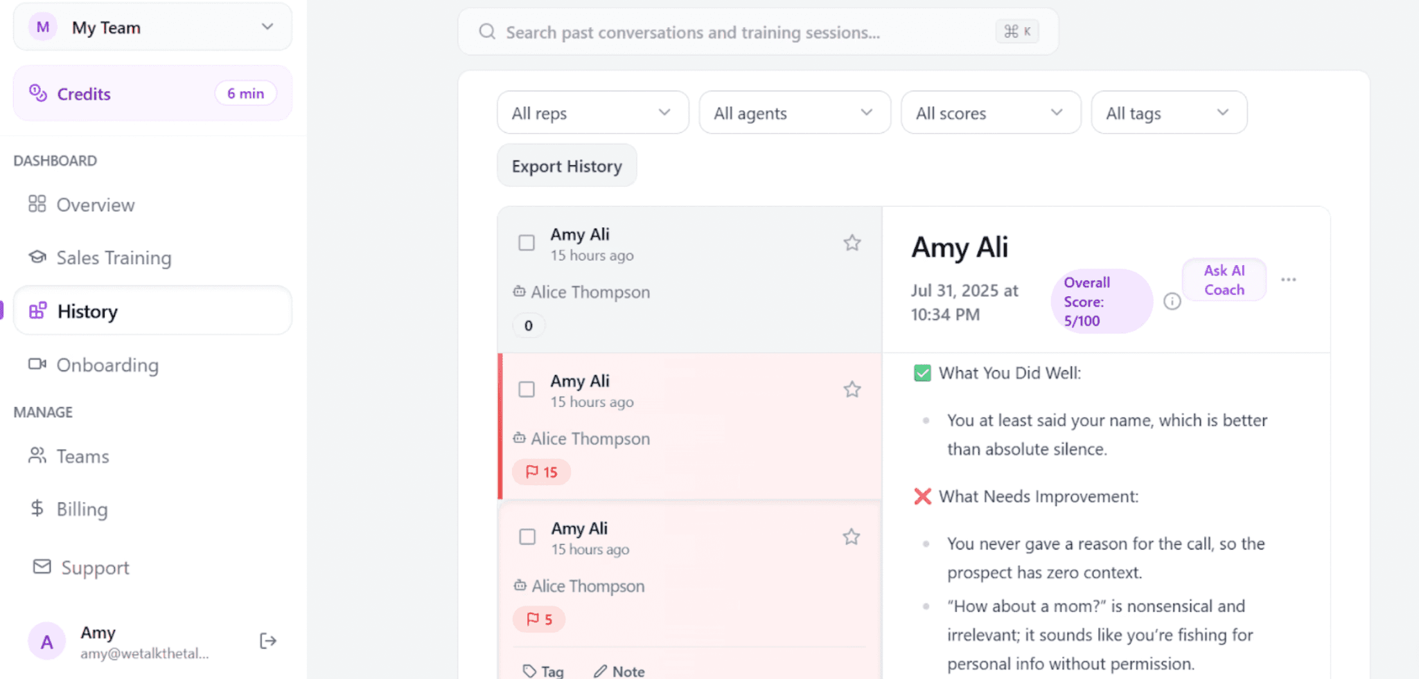 automated call scoring