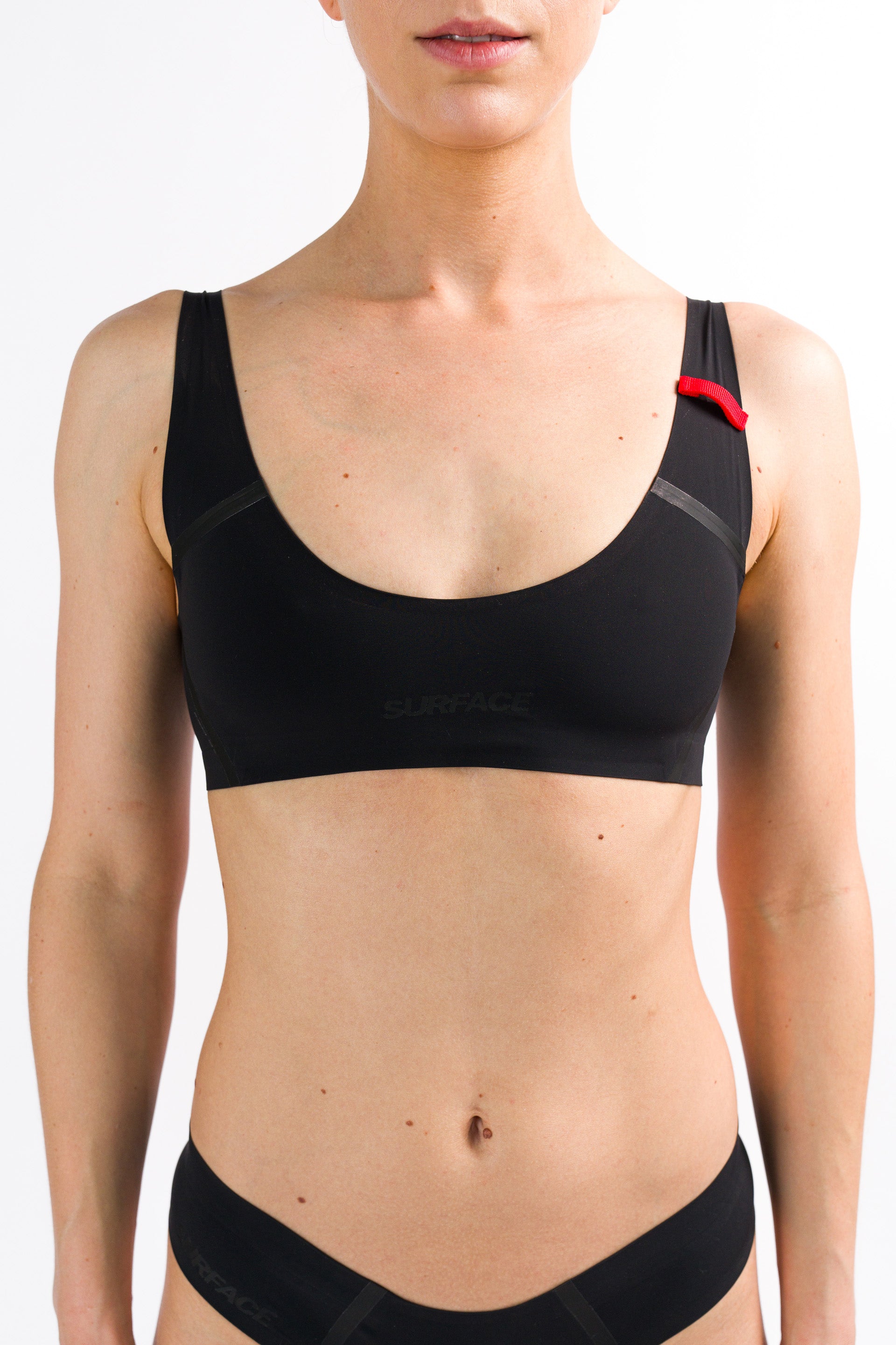 Twilight Black Sport Bikini Top 02 Front