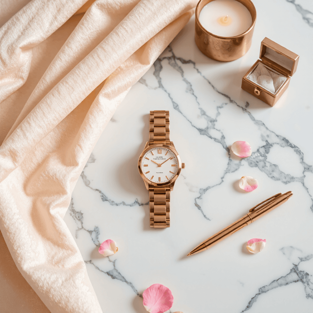 product photography of wristwatch