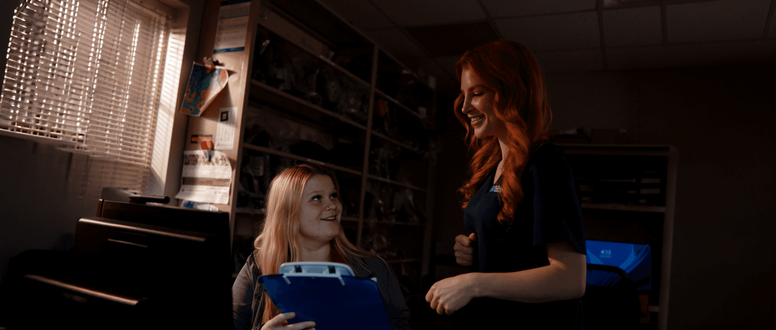 A doctor with patient