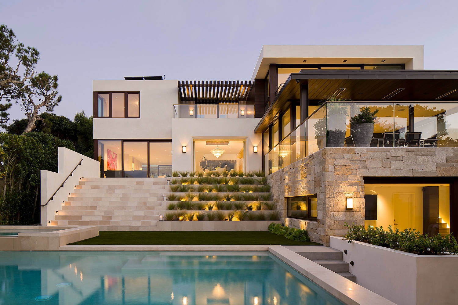 Contemporary Style Home in Malibu, California designed and built by ARCA Builders