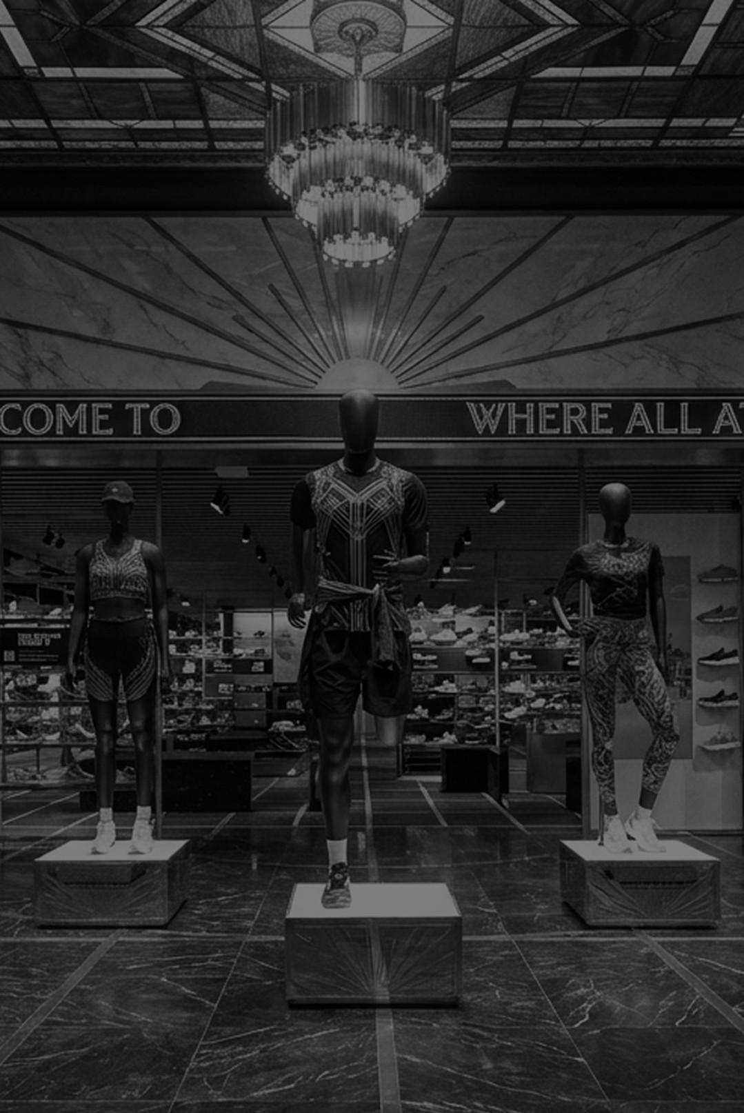 a white chair and a white table