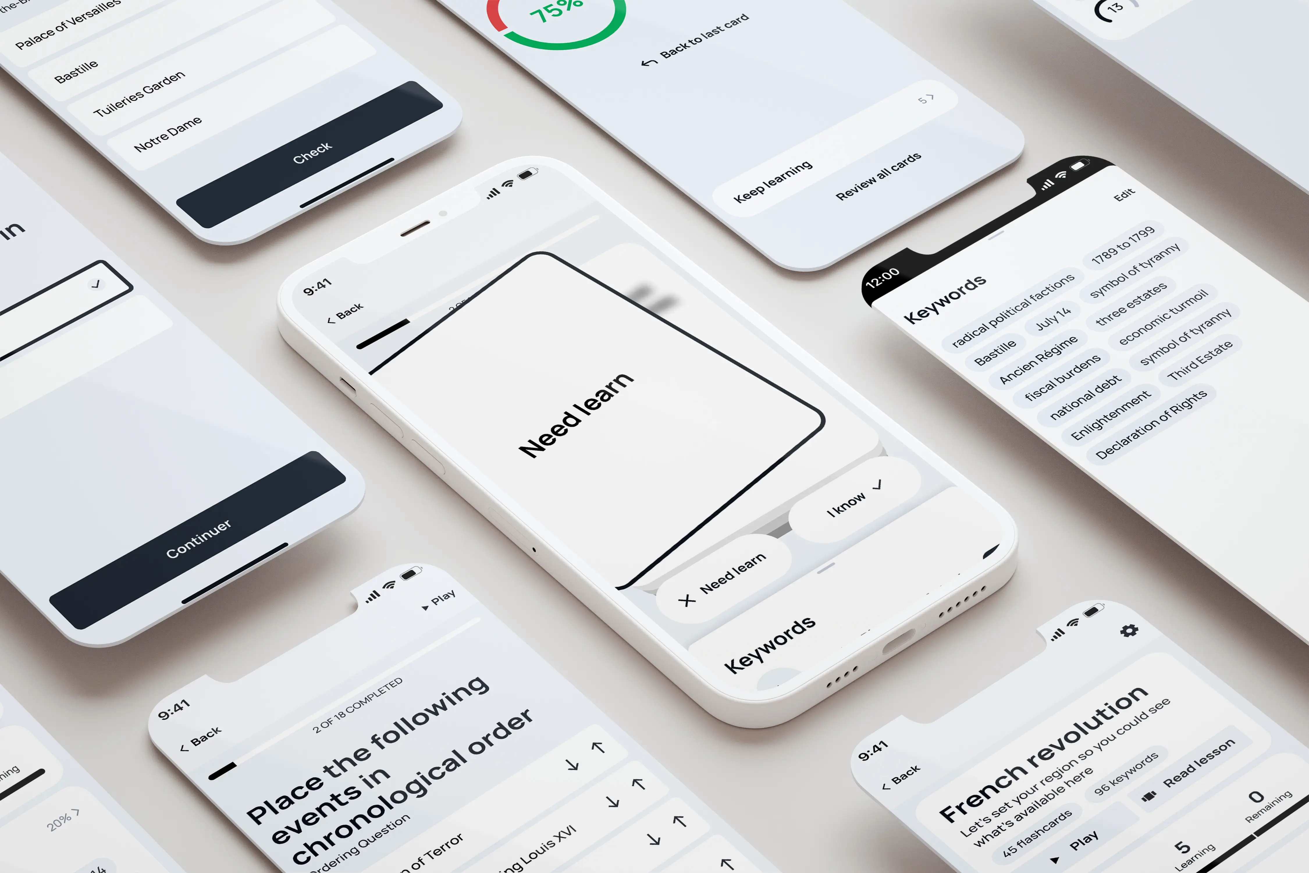 StudyBuddy wireframes