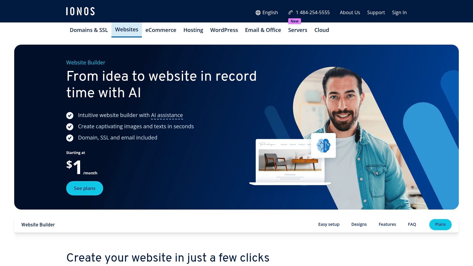 IONOS – Website Builder with AI