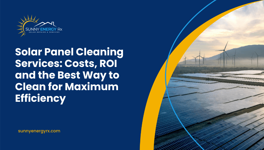 Solar Panel Cleaning Services: Costs, ROI and the Best Way to Clean for Maximum Efficiency