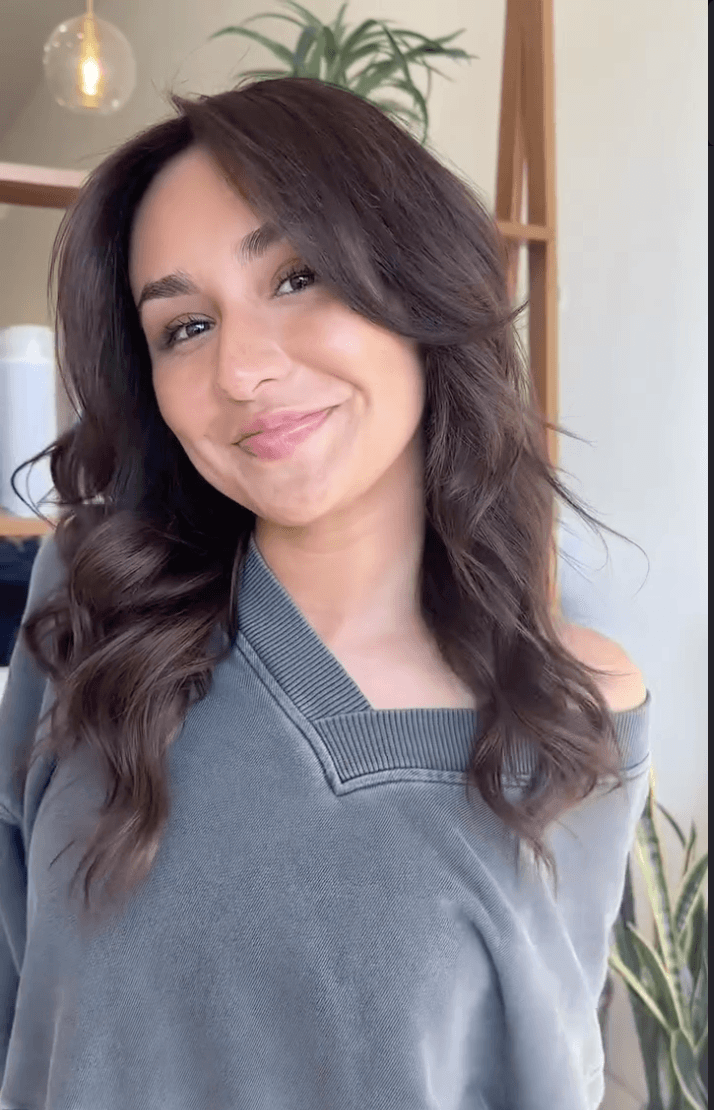 Dimensional brunette lived-in color by Stephanie Koontz at Del Sol Hair Studio Huntington Beach