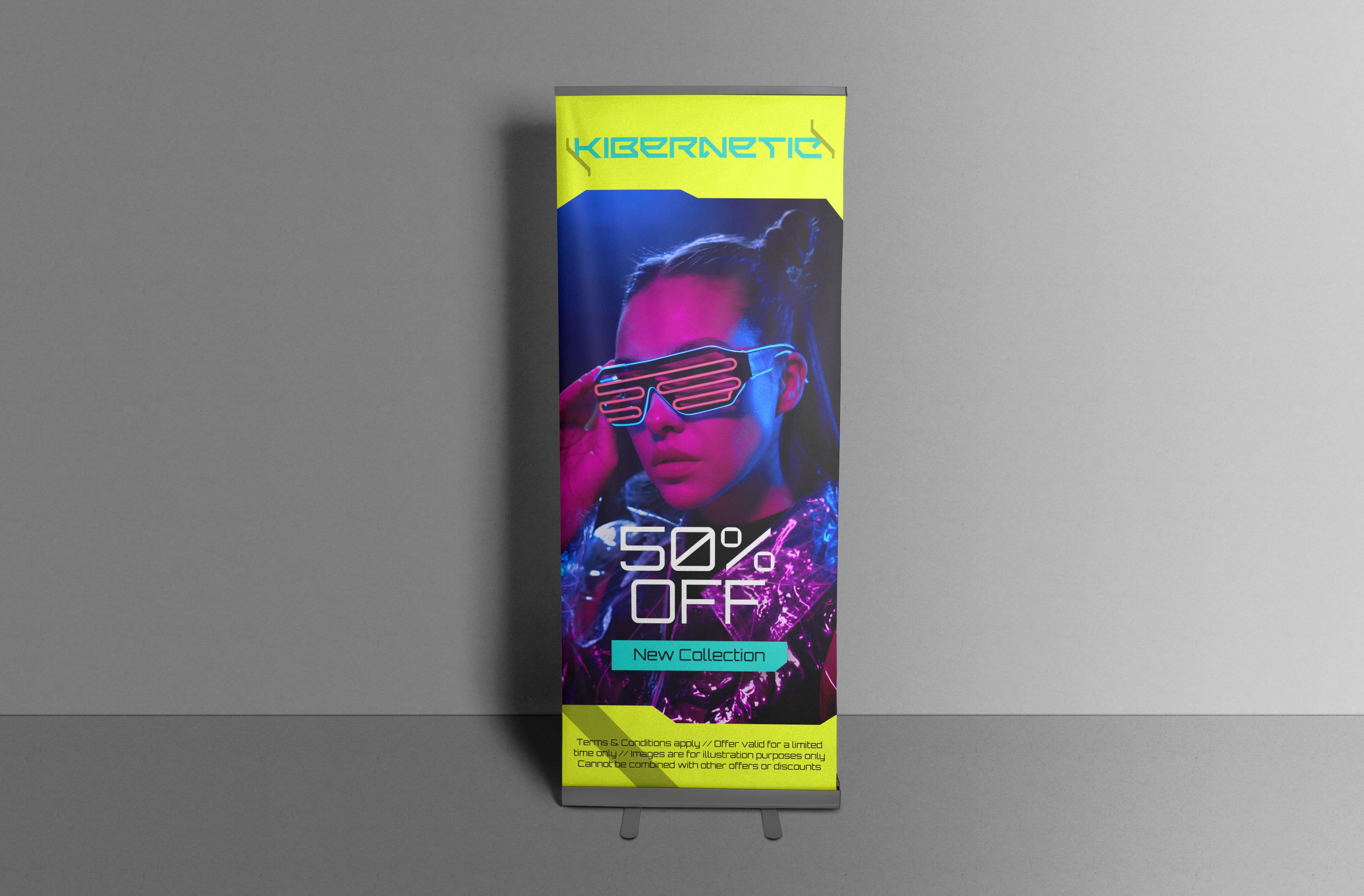 kibernetic rollup design mockup