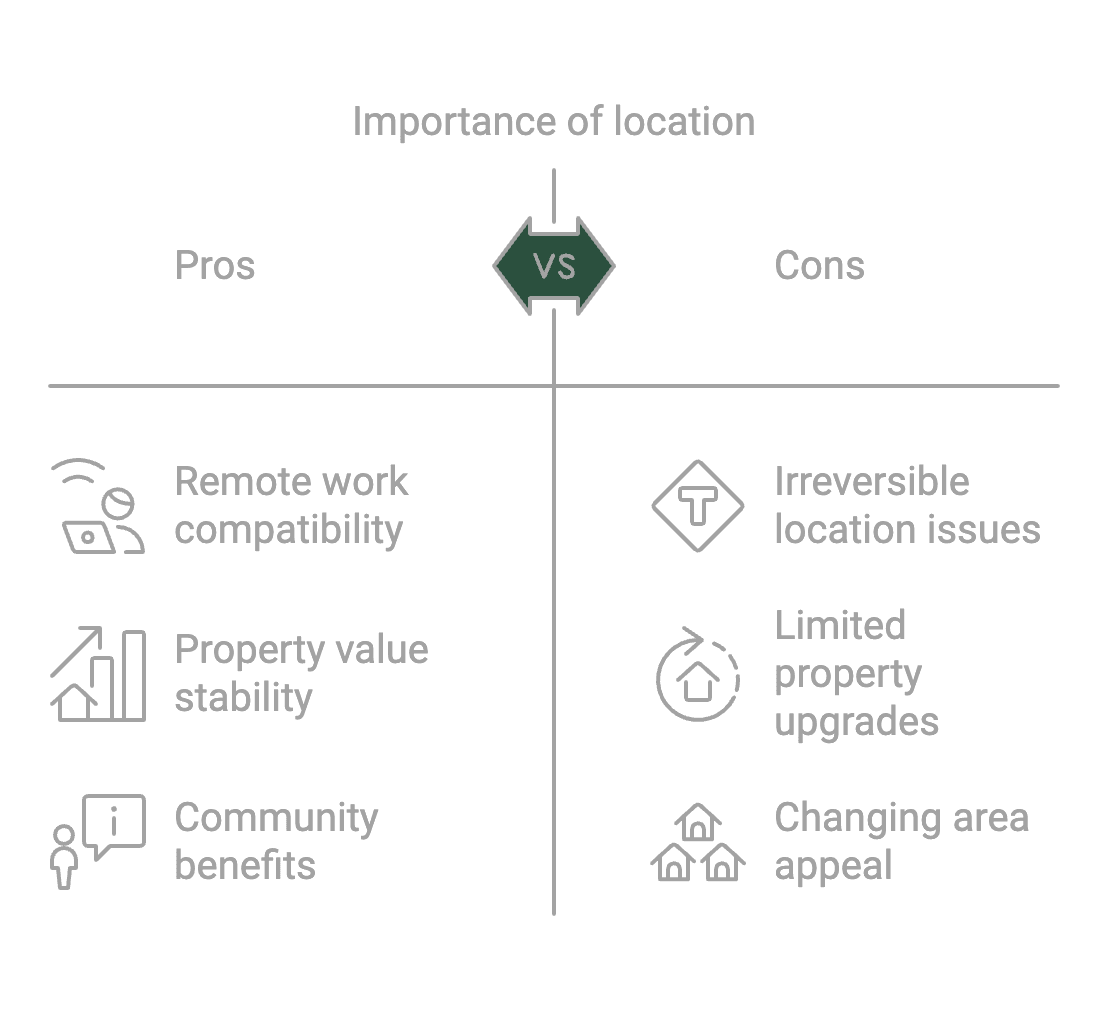 fixity location pros vs cons infographic