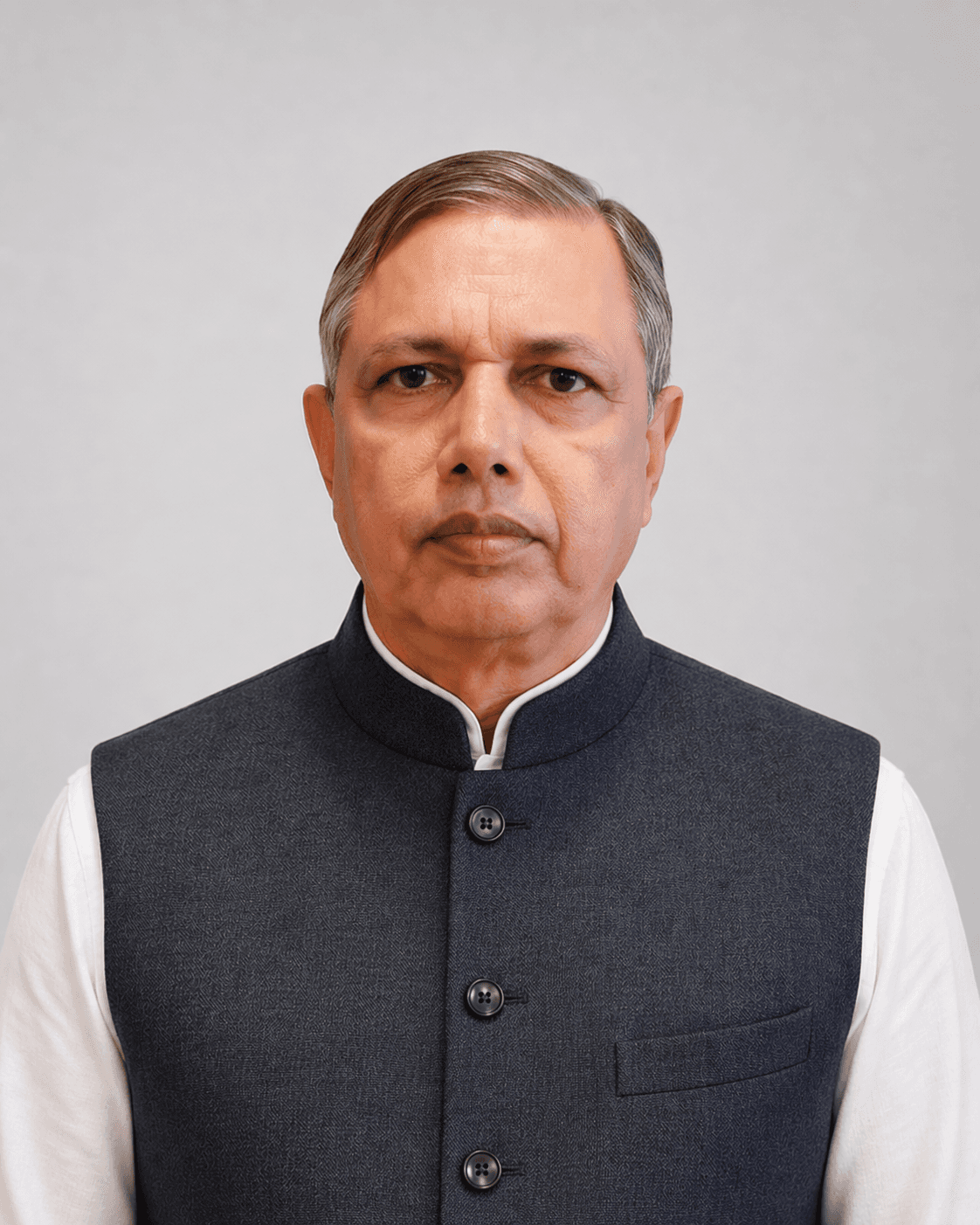 man wearing white V-neck shirt