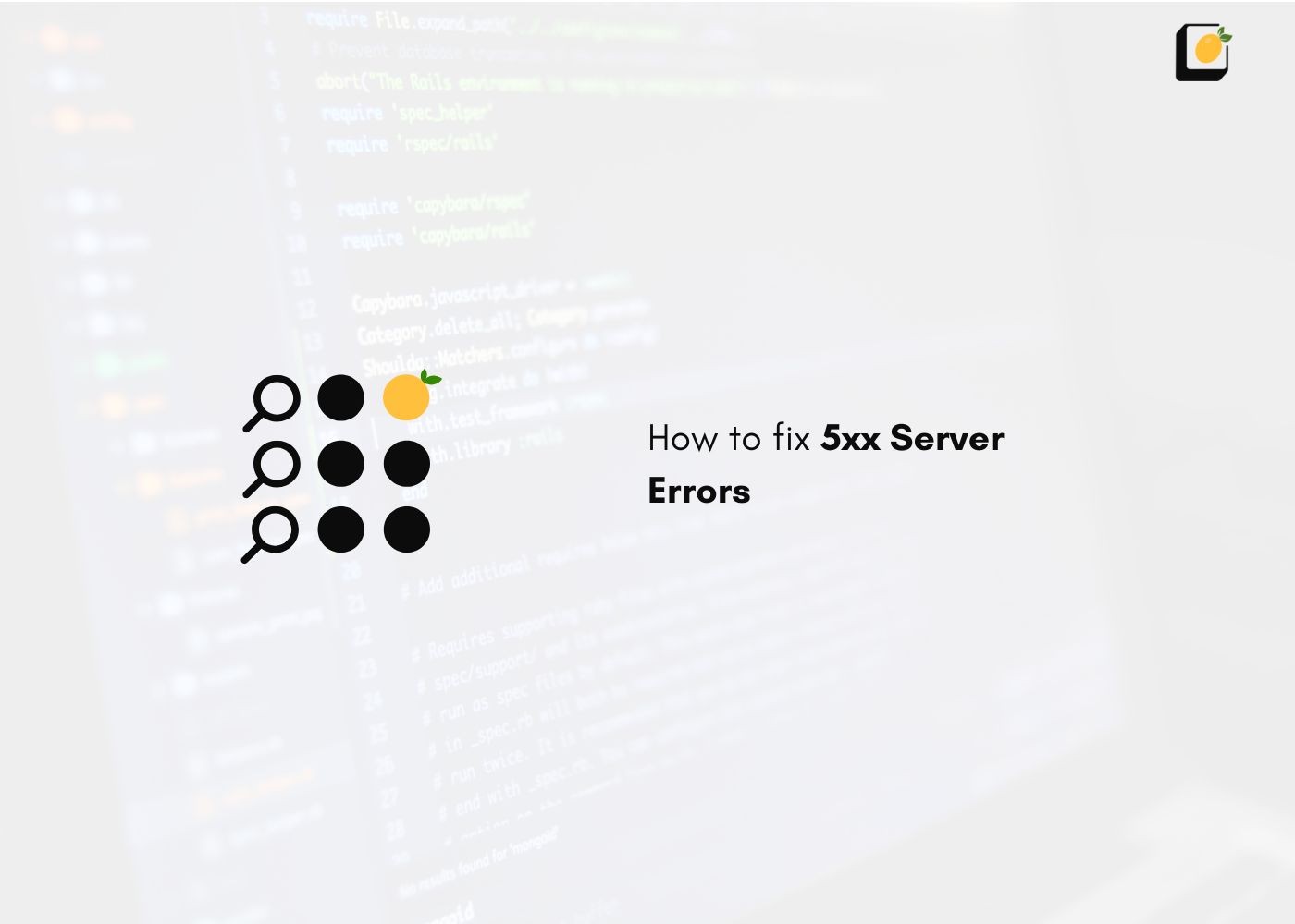 How to fix 5xx Server Errors