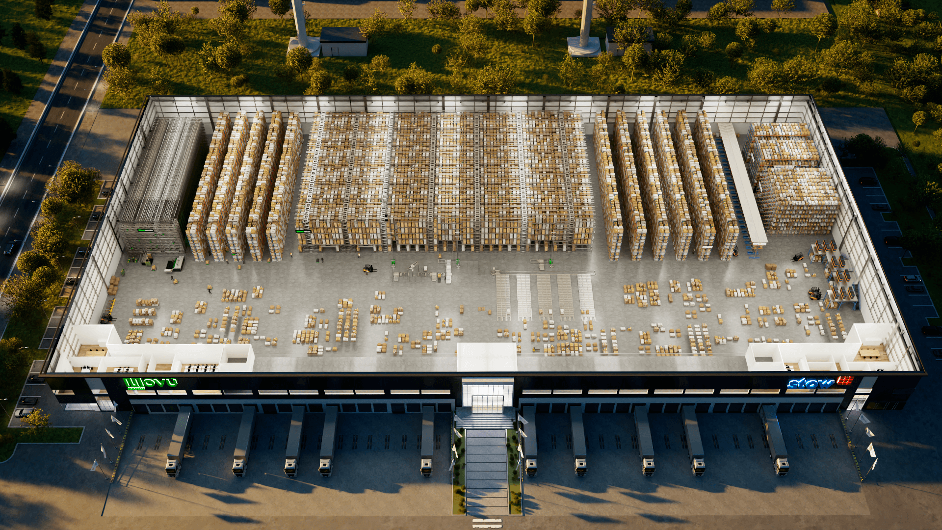 3D render for Stows Interactive Website
