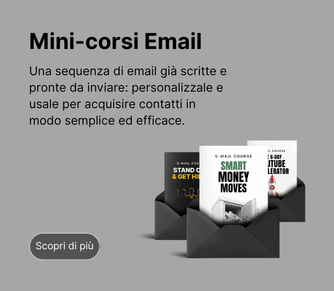 Mini-corsi Email | Entmynd