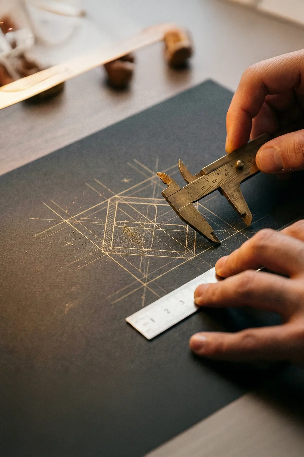 Marka için özgün logo tasarımı, renk paleti oluşturma ve kurumsal kimlik çalışmaları.