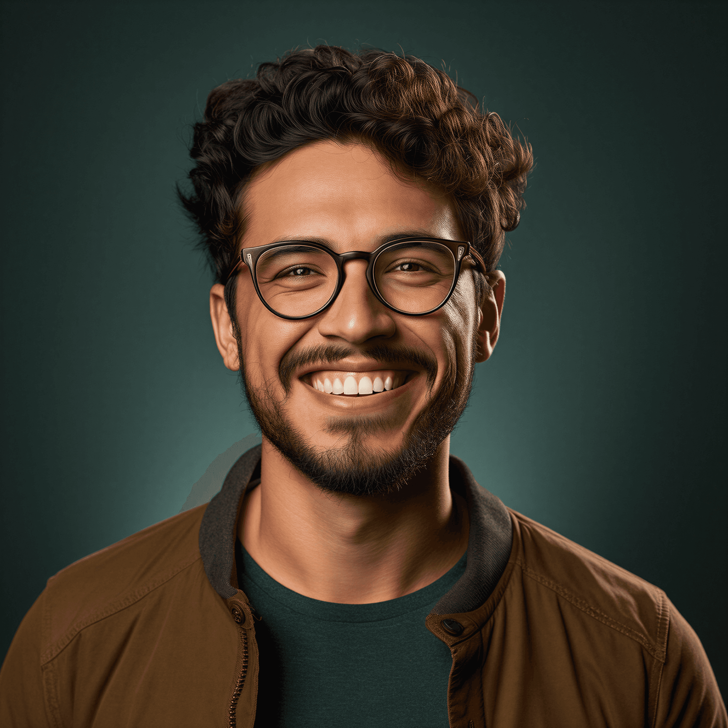 man smiling