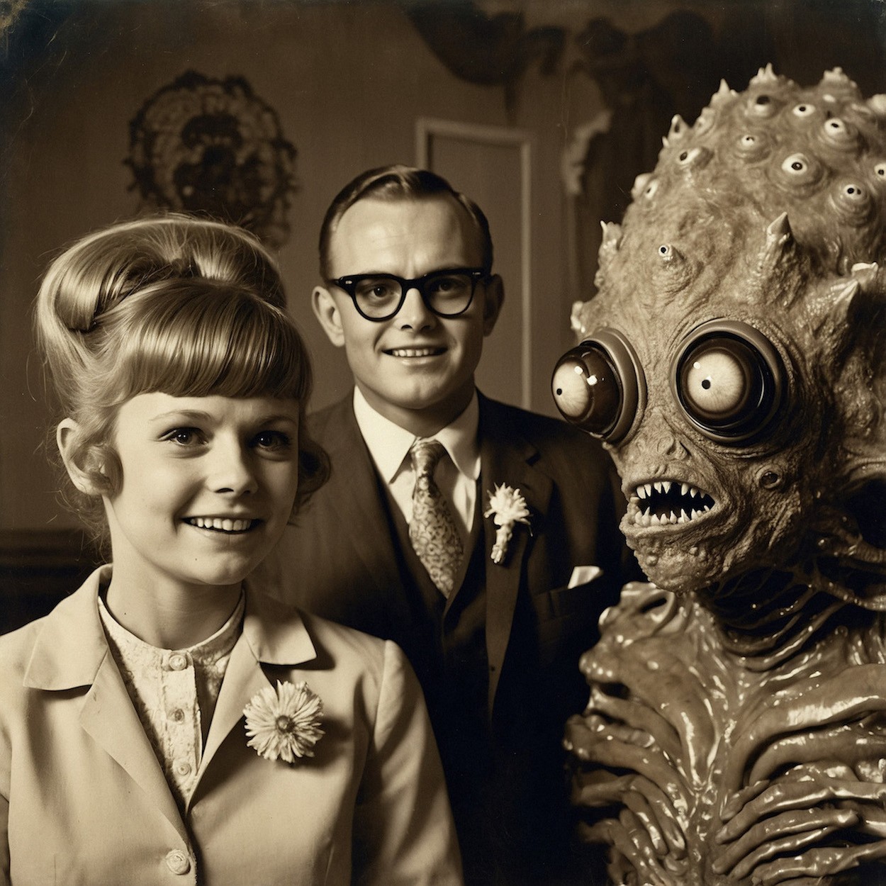 Alien Visitor makes best man's speech at Greg & Melissa's wedding