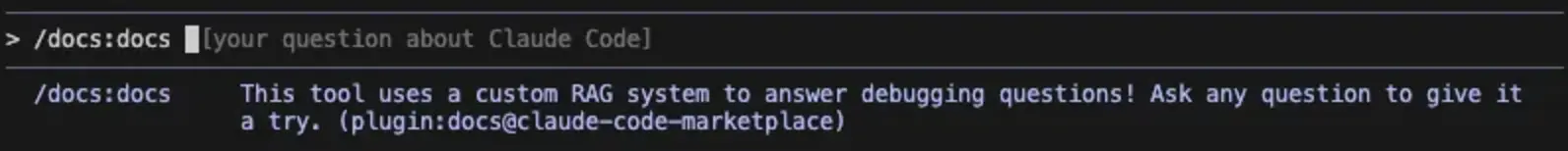 Claude Docs Command Prompt