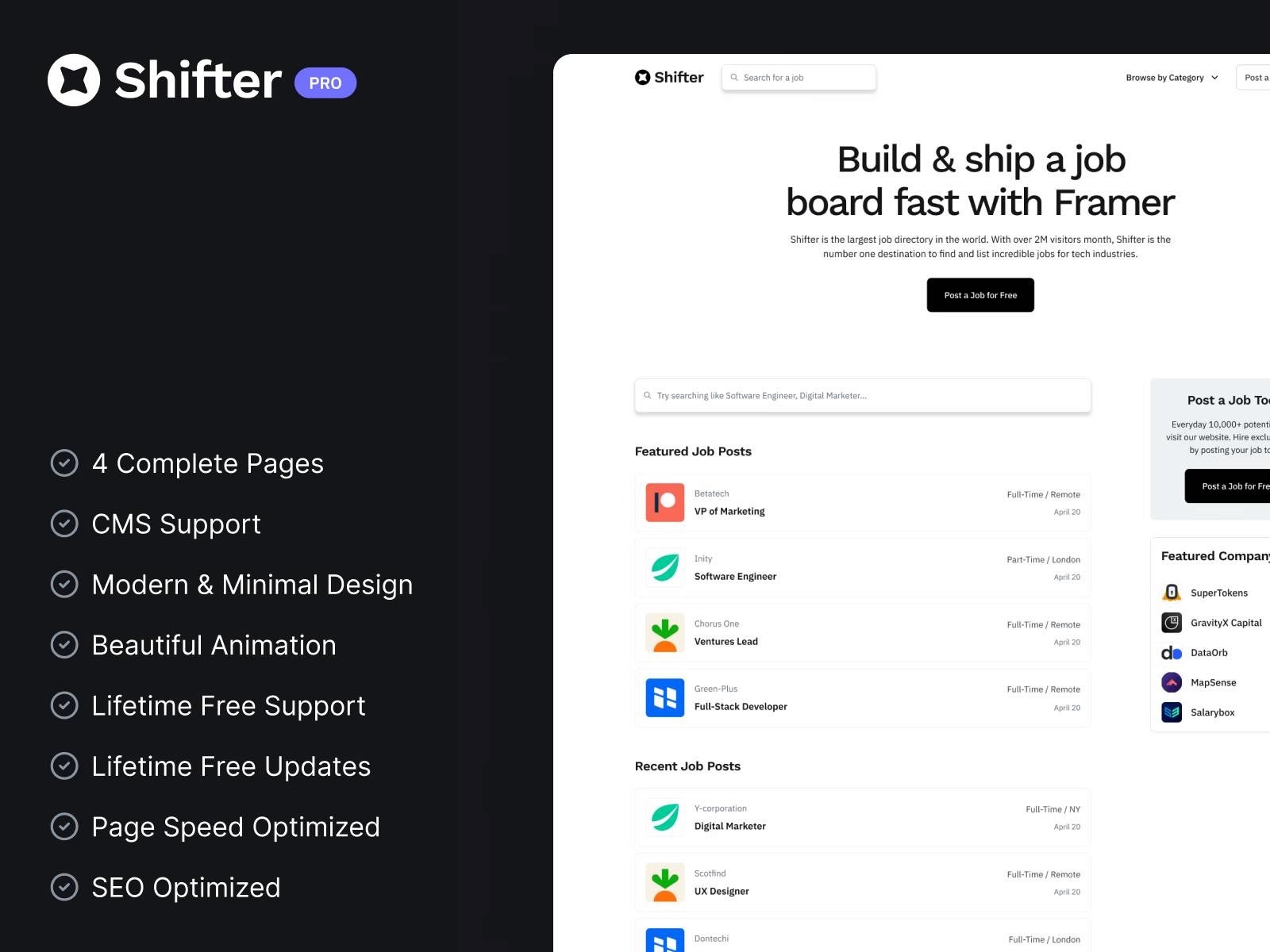 shifter pro job directory template