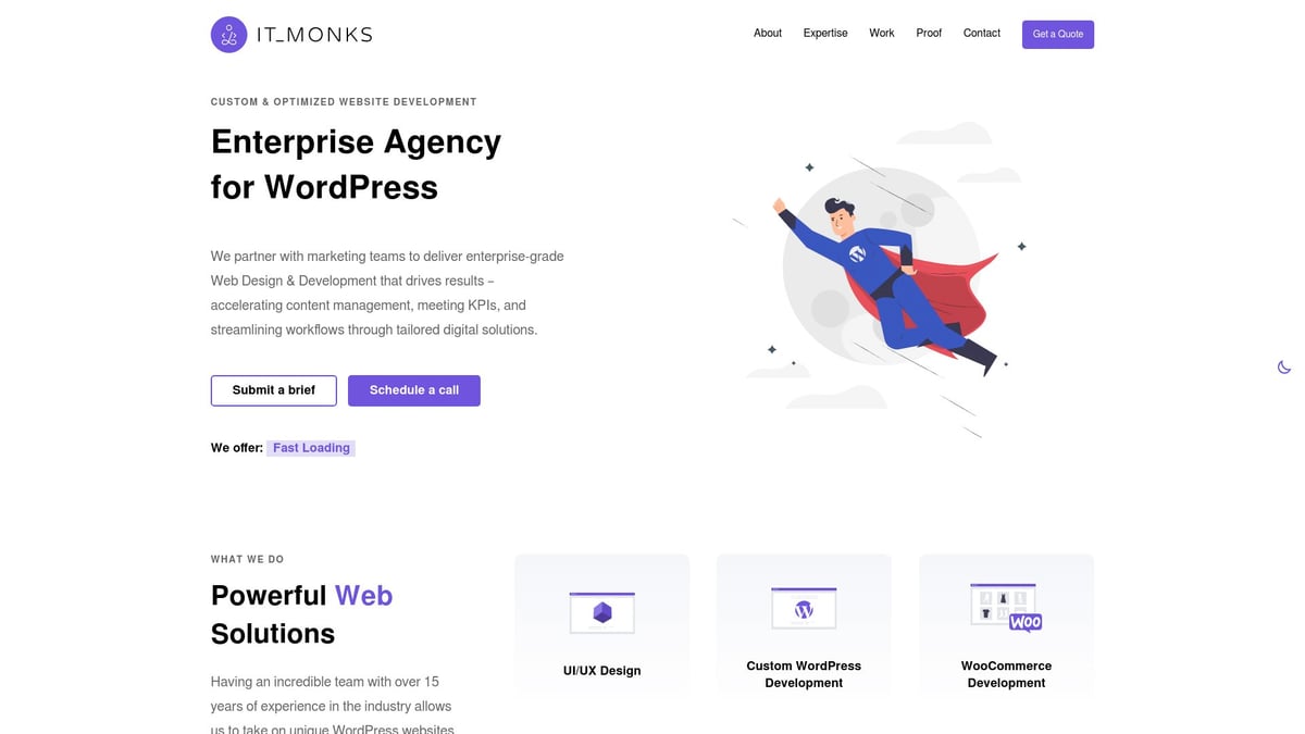 7 Best WordPress Web Design Agency Picks for 2025 - IT Monks Agency