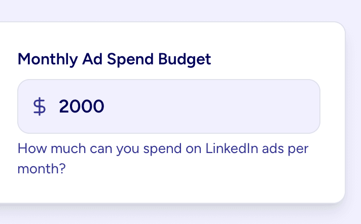 LinkedIn Ads ROI Calculator
