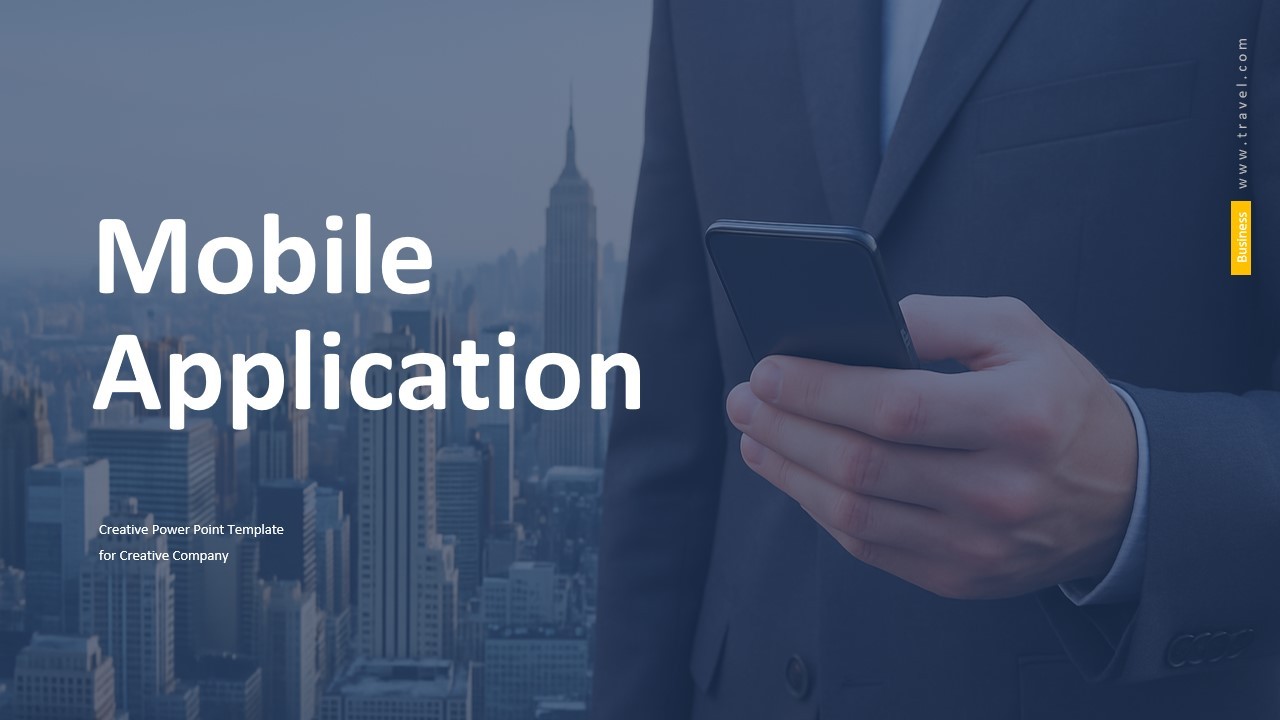 Mobile Application Presentation Slide Template