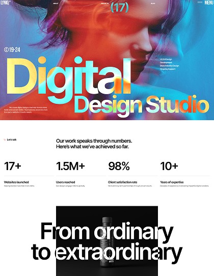 LYNIQ — Framer Website Template for Agencies