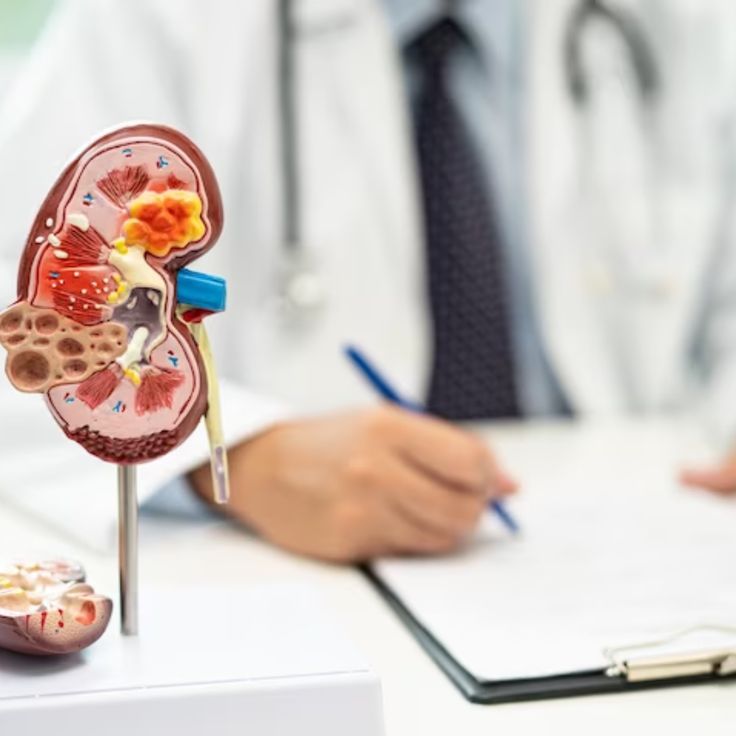 Urology specialist consulting with a patient